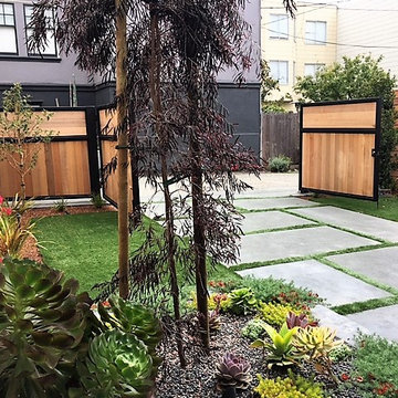 Multi-purpose back yard driveway play yard