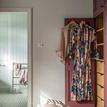Dressing room in a victorian villa renovation
