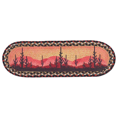 St-Desert Sunset Oval Stair Tread 27"x8.25"