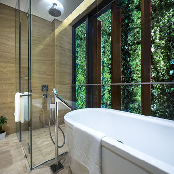 Green wall House