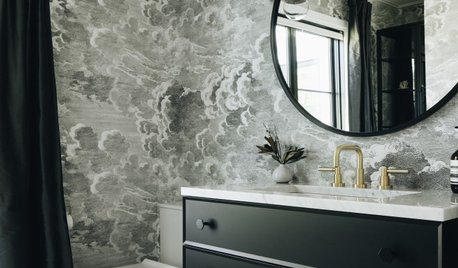New This Week: 5 Dramatic Powder Rooms