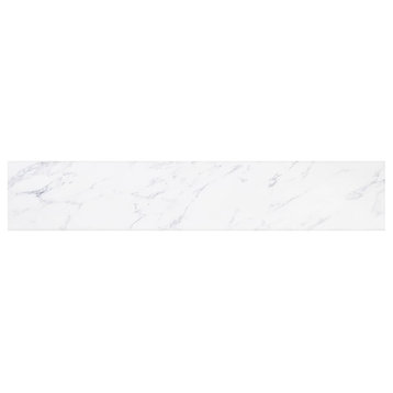 Ariel AL-CW-SIDESPLSH Ariel 21-3/16" Marble Vanity Side Splash - White