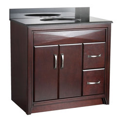 Foremost 36'' Cavett Collection Bathroom Vanity W/Right Side Drawers CALA3621DR - Bath Products