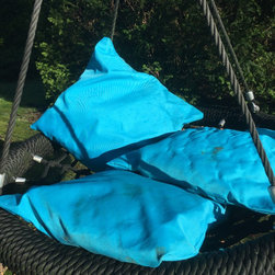 Nest Swing suspended group swing by Treehouse Life Ltd. - Garden Swing Seats