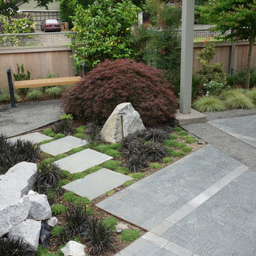 Modern Industrial Japanese Garden