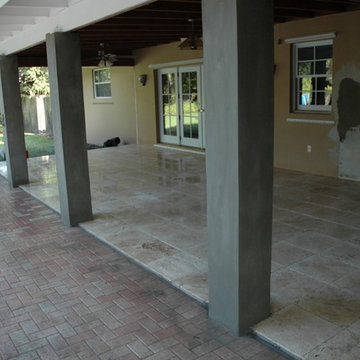 brick columns and block columns