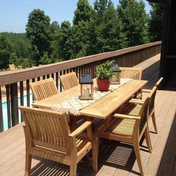Cabin Poolside Makeover
