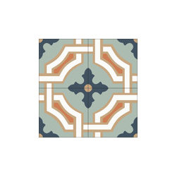 "Monaco" 8x8 Encaustic Cement Tiles - Wall And Floor Tile