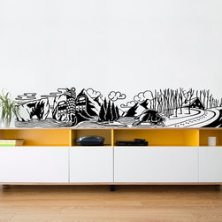 Into The Wild Wall Decal with Transfer - Wall Decals