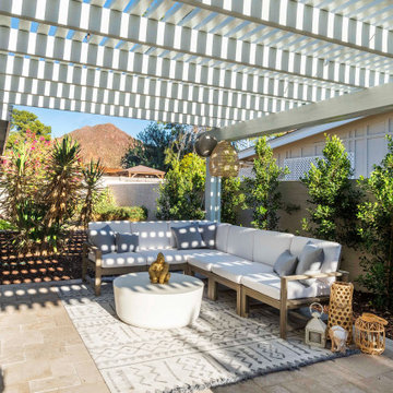 Farmhouse + Bohemian Landscaping