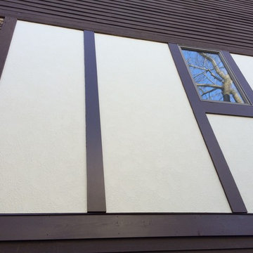 Tudor style home exterior repair