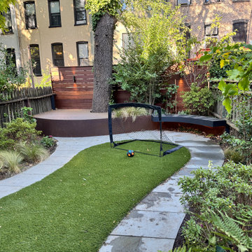 Park Slope curvy garden