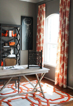 IF you have curtains with a lot of pattern, can you have a rug with a  pattern too?