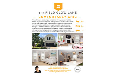 FOR SALE - 433 Field Glow Lane, Apex, NC