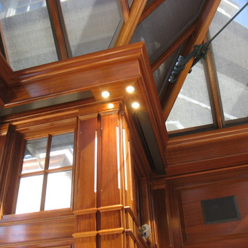 Main Line Conservatory (Fixed Solar Screens & Lutron Motorized Roller Shades)