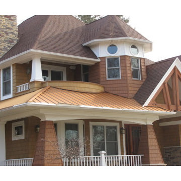 Copper Penny Roof by Master Steel Roofing