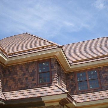Shake Roof, Shake Siding, Windows.