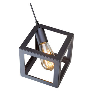 Cube Lamp Cage Ceiling Light Shade Lampshade Pendant Lights Fixture Home Decor