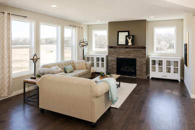 Inspiration for a timeless living room remodel in Minneapolis