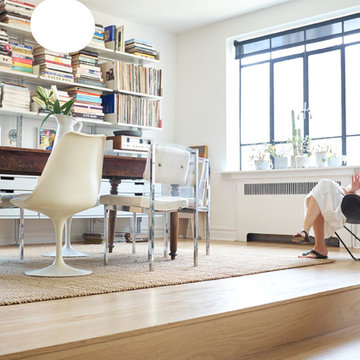 My Houzz: Contemporary Two-Floor Apartment in Chelsea, NY
