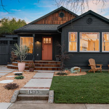 Front yard with no lawn