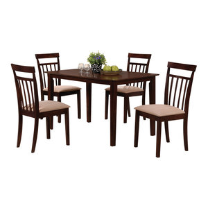 Espresso Acme Furniture Cardiff 5-Piece Dining Set