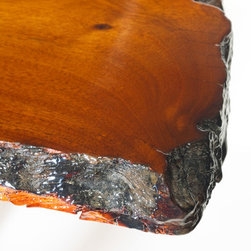 Live Edge Mahogany Bench - Accent And Storage Benches
