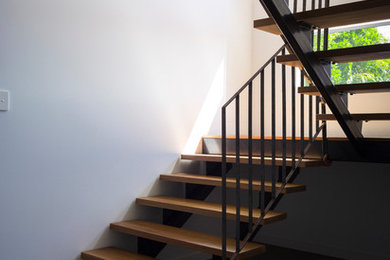 Inspiration for a modern staircase in Sunshine Coast.