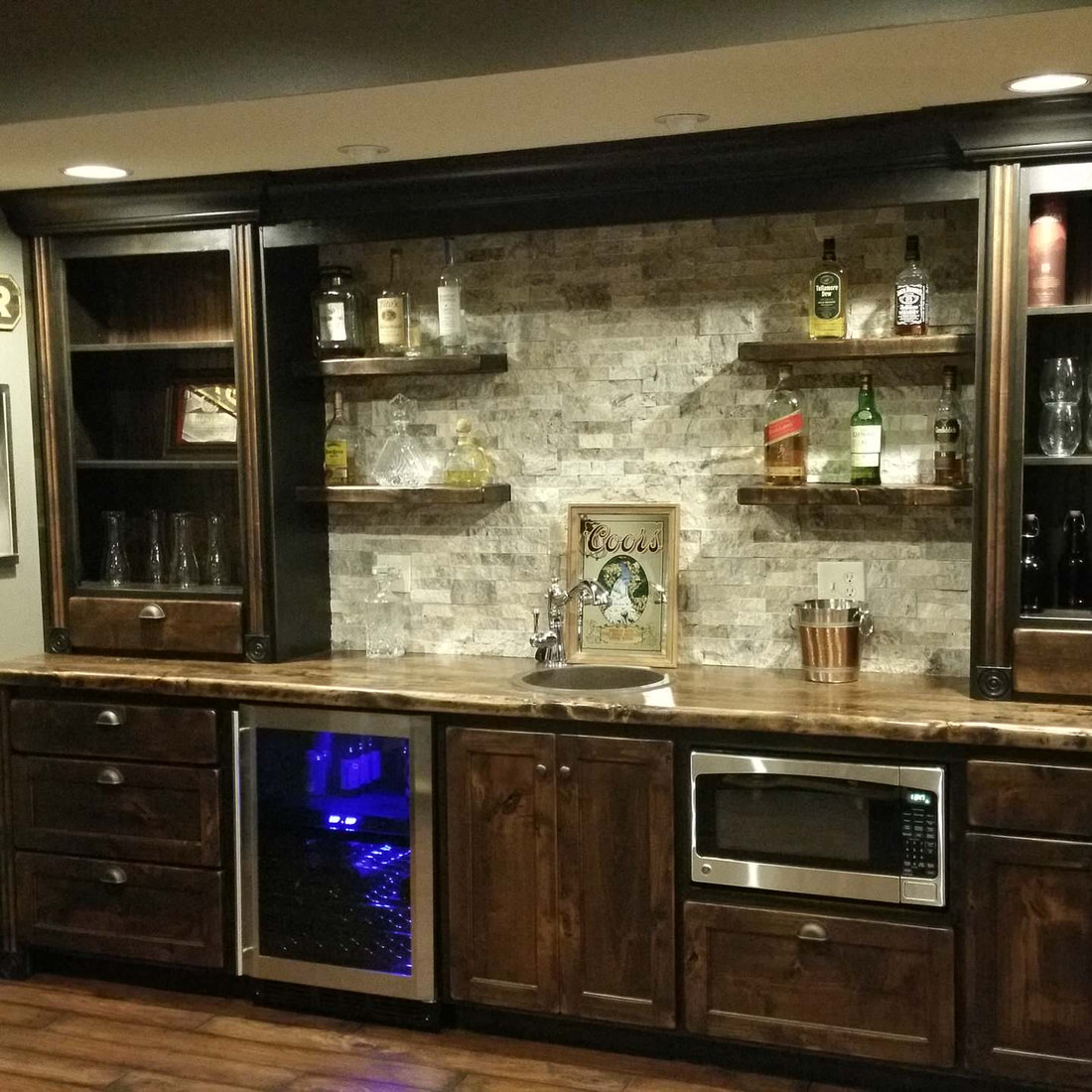 Rustic basement