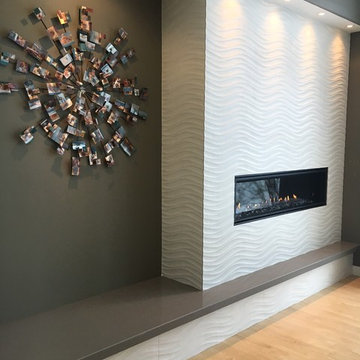 Dimensional Fireplace