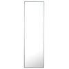 18"x60" Rectangle Metal Frame Mirror, Silver