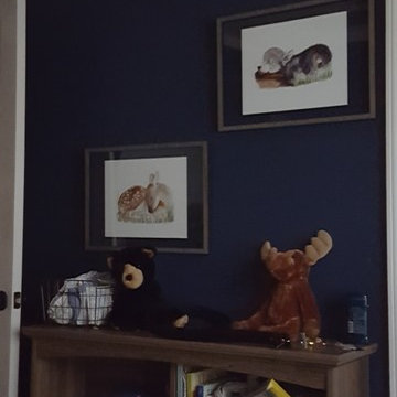 Night Sky Mountain Nursery