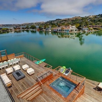Custom Ipe Deck - Hot Tub & Dock