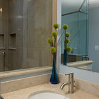 Pink Glitter Bathroom  Contemporary  Bathroom  New York  by Susan Jablon Mosaics