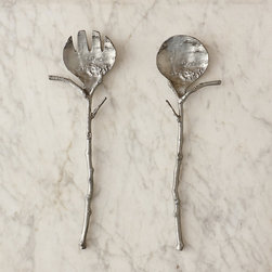 Birch Twig Serving Spoons - Serving Utensils