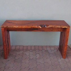 4&prime; organic mesquite console - Side Tables And End Tables