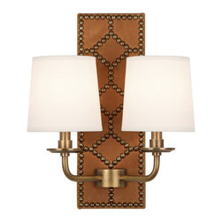 Robert Abbey - Robert Abbey Williamsburg Lightfoot Double Sconce - Wall Sconces
