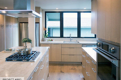 Example of a trendy kitchen design in Other