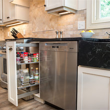 Travertine Backsplash