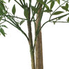 Hartshorn Artificial Heavenly Bamboo Nandina Tree, Green, 31.5wx31.5dx59.1h