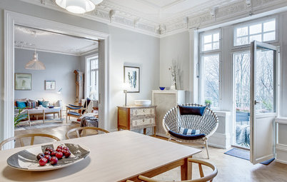 Houzzbesuch: Scandi-Fusion in einem Altbau-Apartment in Malmö