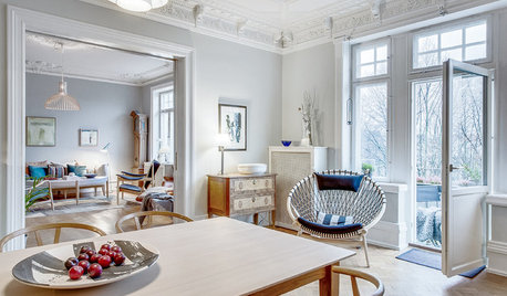 Houzzbesuch: Scandi-Fusion in einem Altbau-Apartment in Malmö