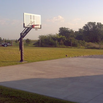 Greg T's Pro Dunk Platinum Basketball System on a 40x40 in Inola, OK