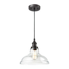 50 Most Por Oil Rubbed Bronze Pendant Lights For 2018 Houzz Claxy Vintage Style Clear Gl 1 Light Pendant Oil Rubbed Bronze