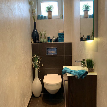 Gäste-WC mit Designspachtel