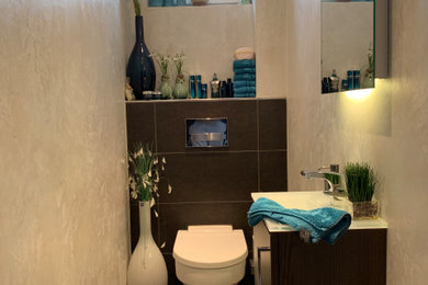 Mediterrane Gästetoilette in Essen