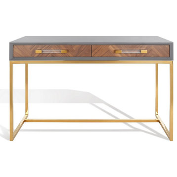 Safavieh Couture Marty Modern Desk Grey/Gold