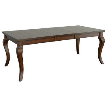 Old Town Extendable Dining Table, Warm Pecan Brown