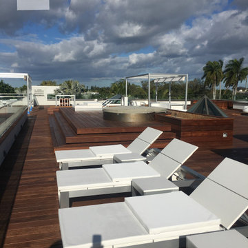 6,000 Sq/ft Ipe Roofdeck Private Residence North Miami Beach, FL