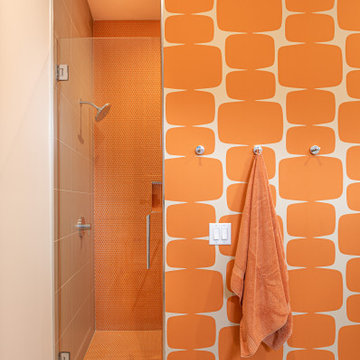 Pigment and Pattern: A New Build Midcentury Modern House